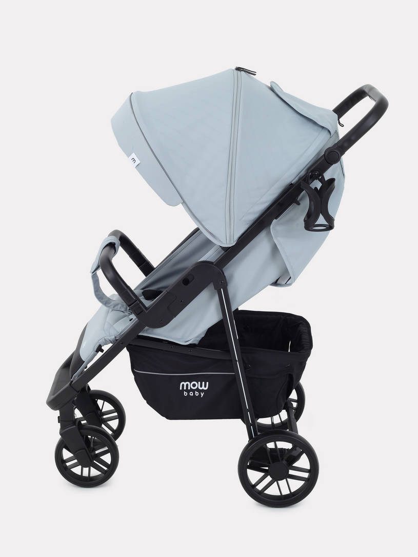 Коляска прогулочная Mowbaby Ride RA082 Silver. Цвет: Серый