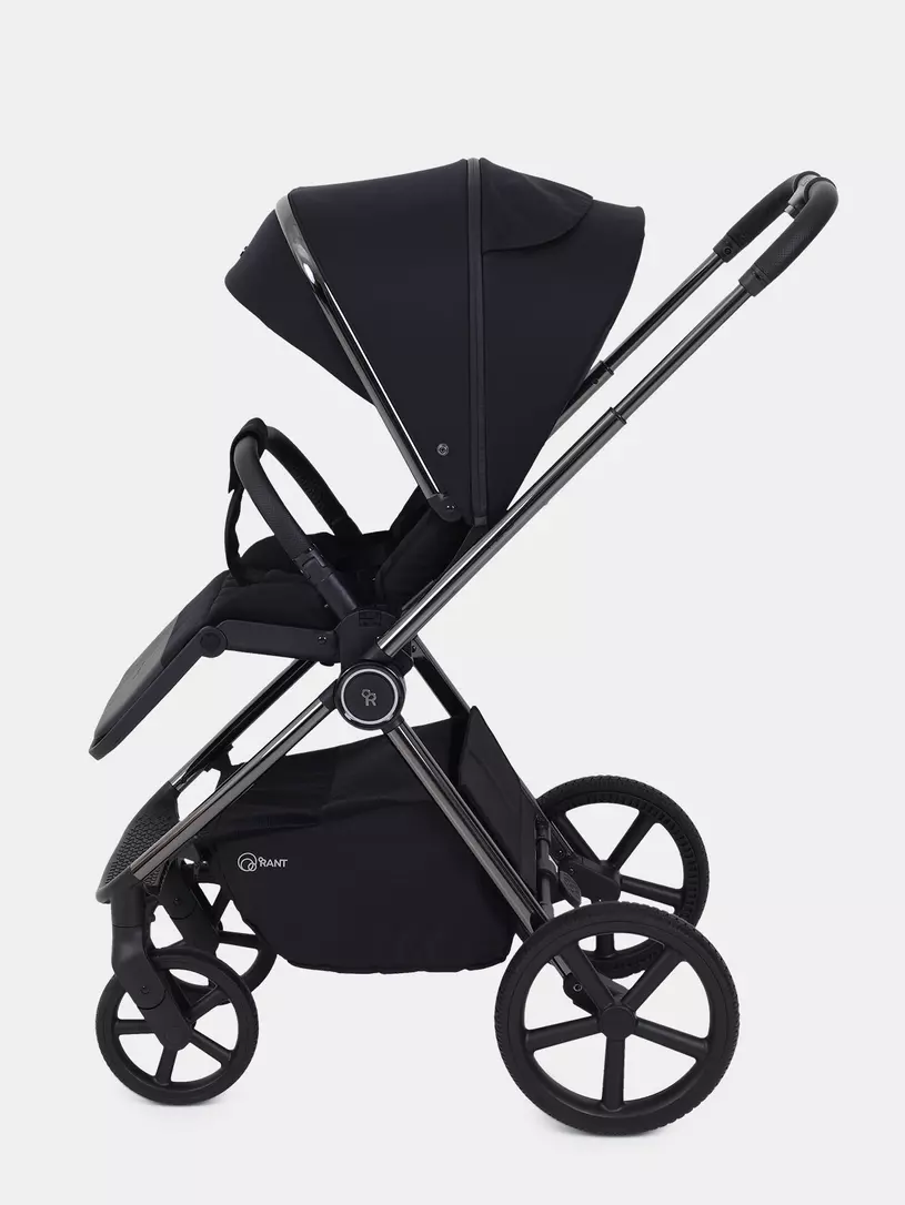 Коляска 2 в 1 Rant Teo Black Chrome Black
