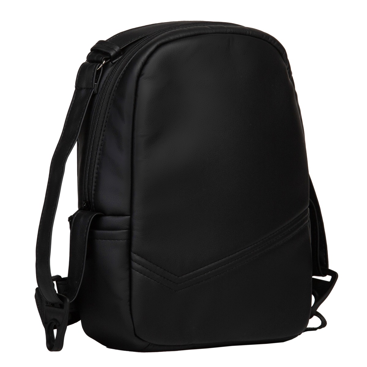 Коляска 2 в 1 Indigo Mio S, 02 (Черная кожа + Черный)