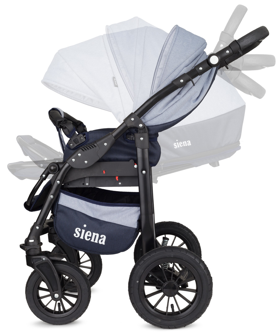 Коляска 3 в 1 Rant Siena 01 синий
