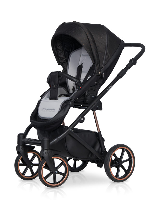 Коляска 2 в 1 Riko Side 06 Cooper медный-черный