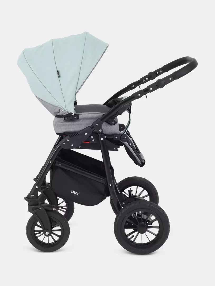 Коляска 3 в 1 Rant Siena 2024 10 серый-ментоловый