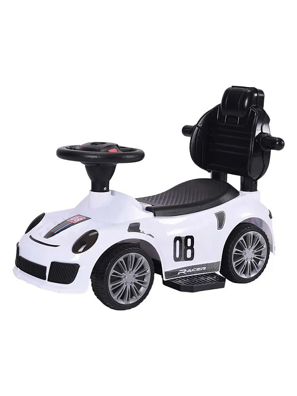 Детская каталка Sevillababy Racer 3 в 1 с ручкой 8189 white/белый