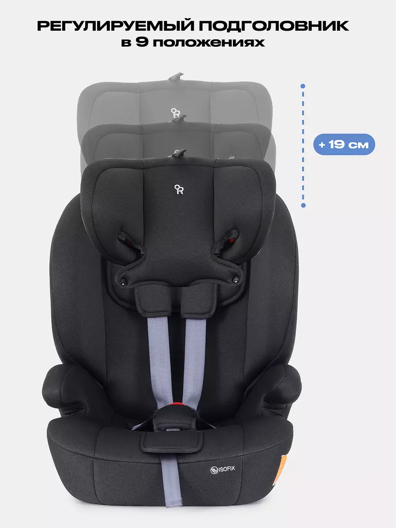 Автокресло Rant Basic Apex isofix 1-2-3 (9-36 кг) Grey