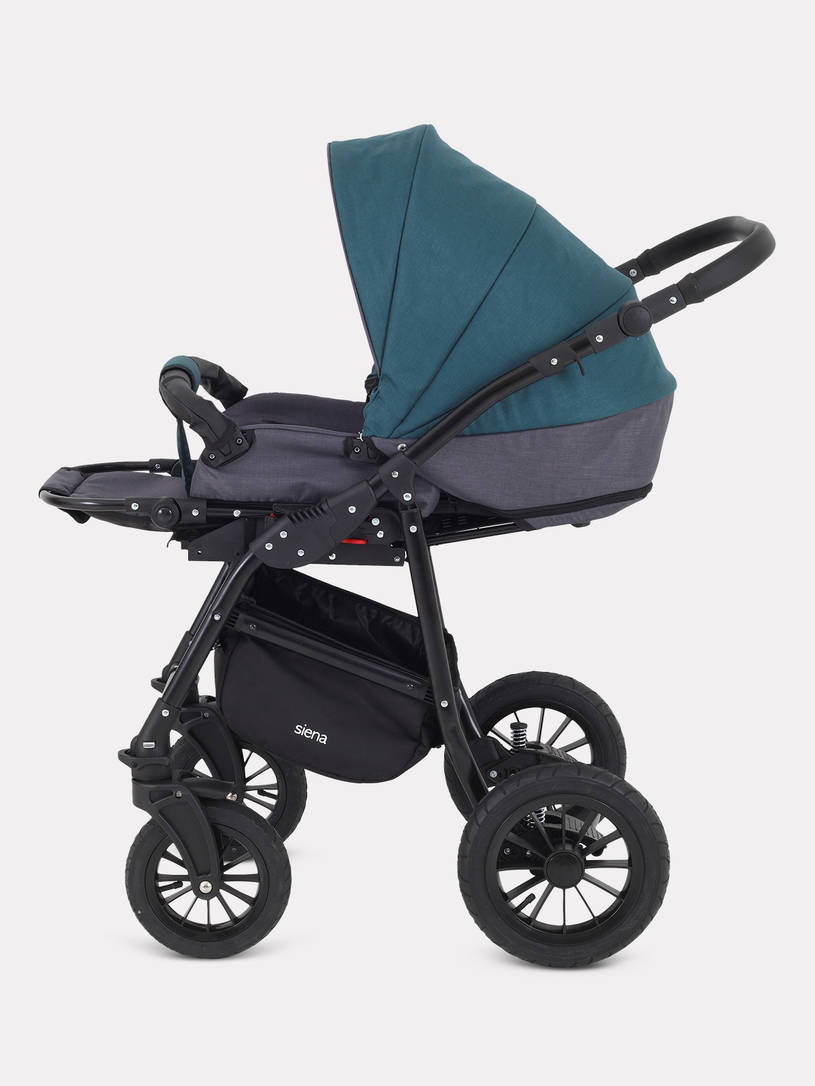 Коляска Rant Siena 2024 04 серый - темно-бирюзовый