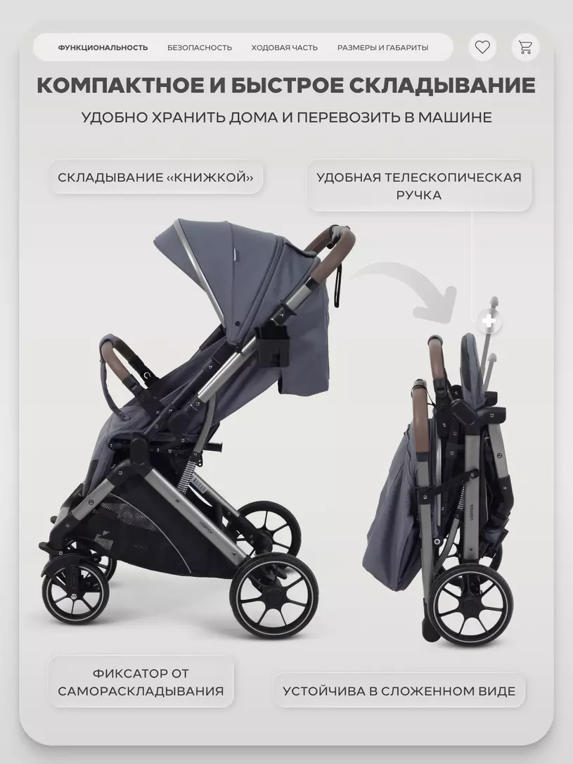 Коляска прогулочная Rant Basic Vortex Titan