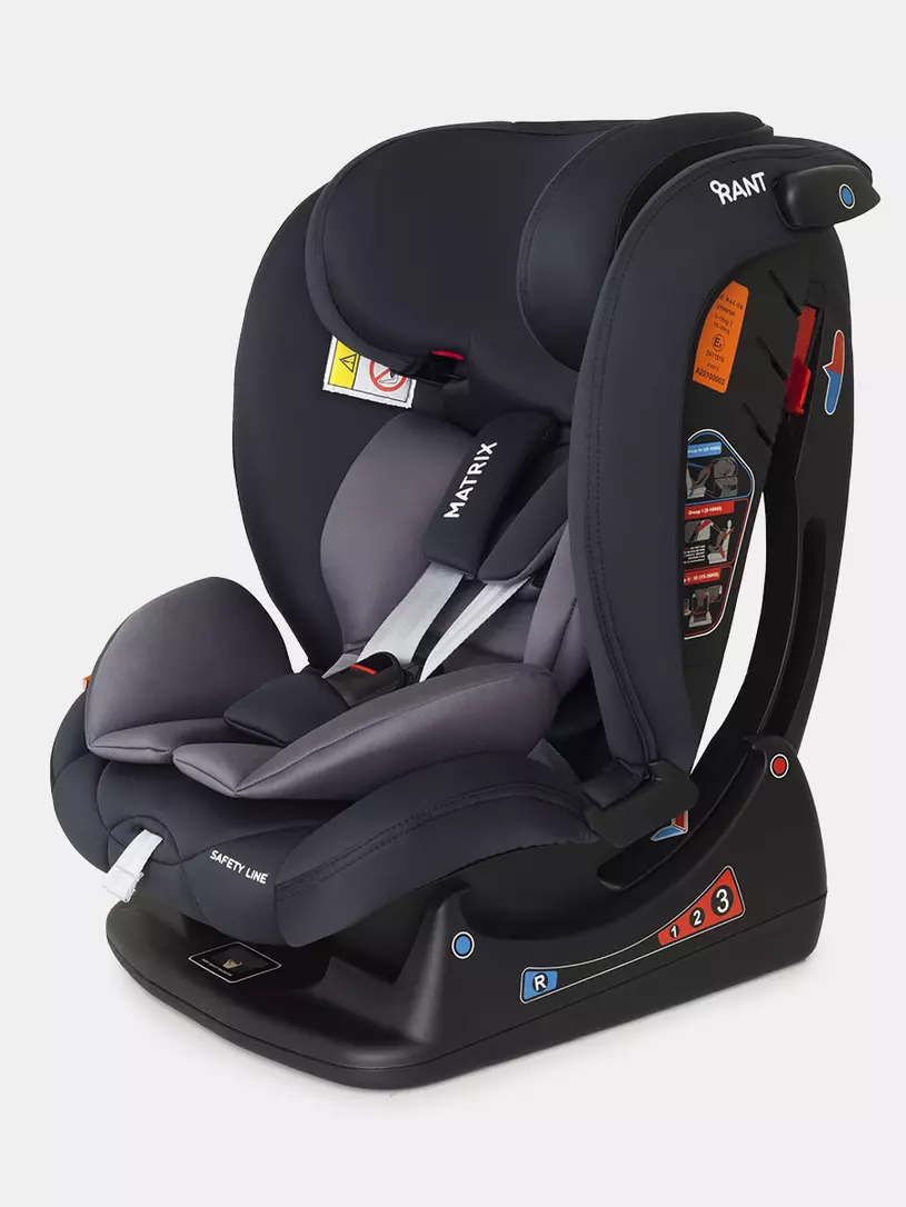 Автокресло Rant Matrix Safety Line 0/1/2/3 (0-36 кг) lunar black