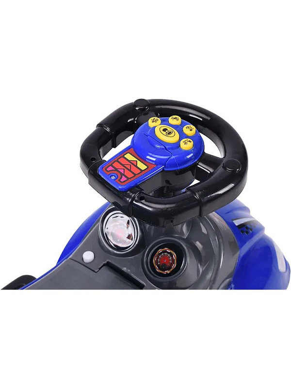 Детская каталка Sevillababy Mega Car 3 в 1 с ручкой BC202 blue/синий