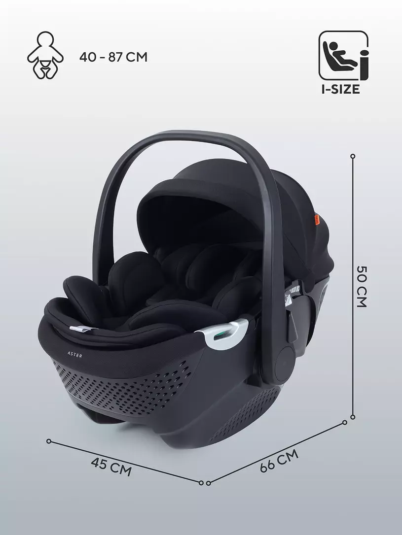 Автокресло Rant Aster Zero (40-87см) Black