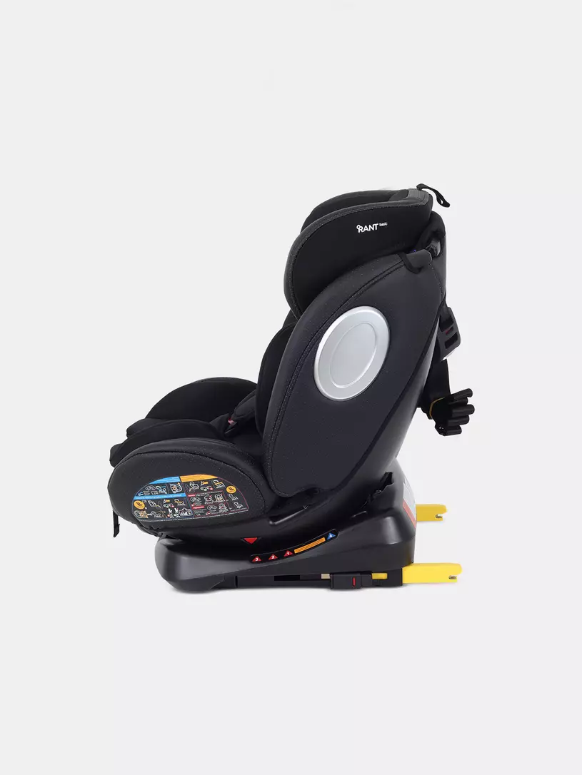 Автокресло Rant Basic Twist Pro Isofix 0/1/2/3 (0-36 кг) Black
