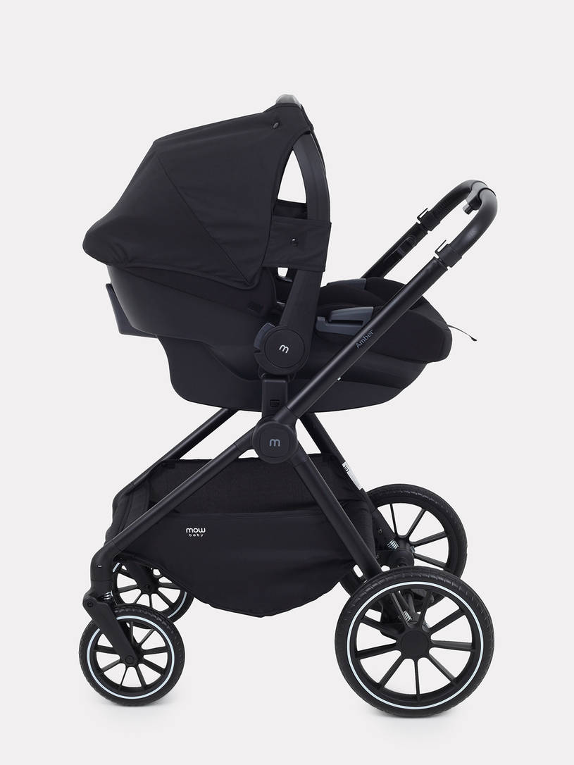 Коляска 3 в 1 Mowbaby Amber Black