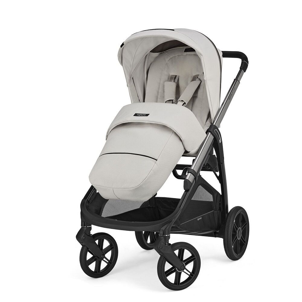Коляска 3 в 1 Inglesina Aptica New 2025 + Автокресло Inglesina Darwin i-Size (0-13 кг), Opal Ivory (Светло-серый)