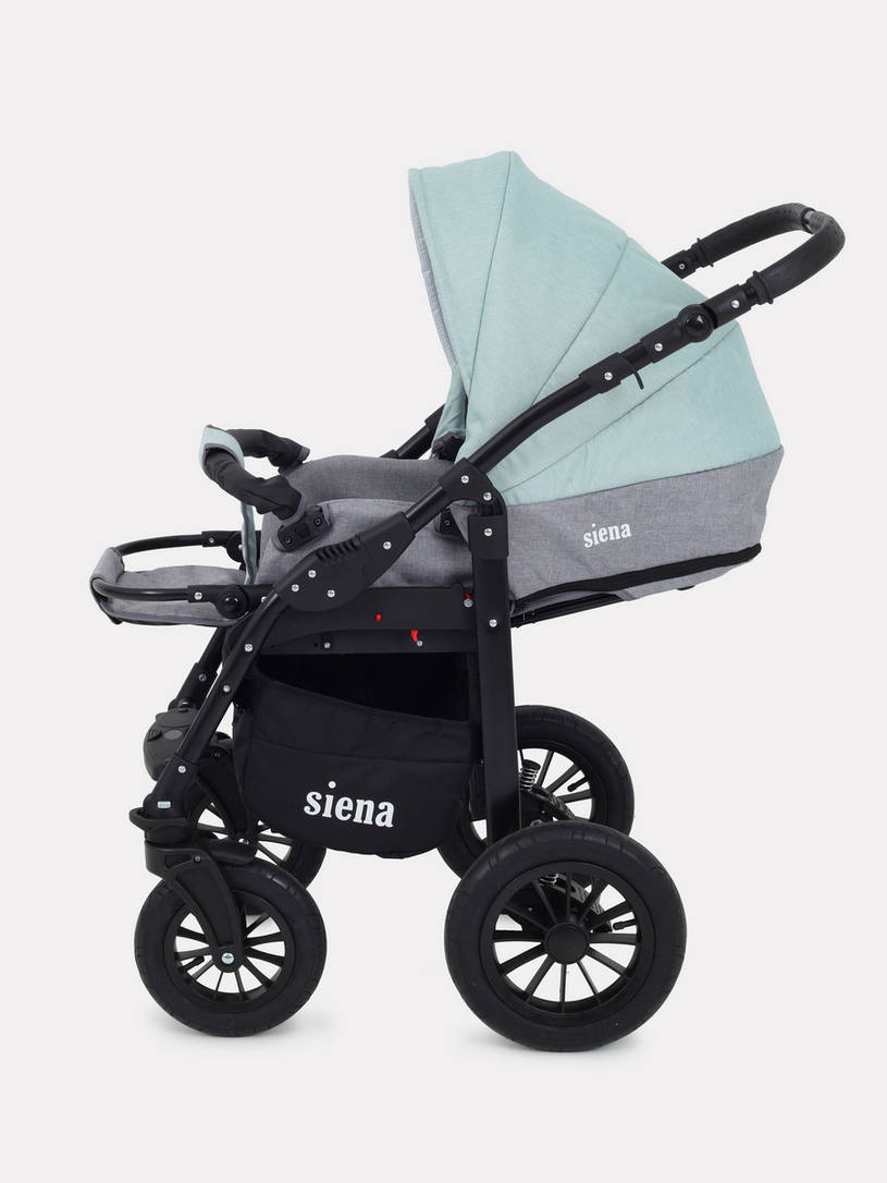 Коляска 3 в 1 Rant Siena 08 серый-ментоловый