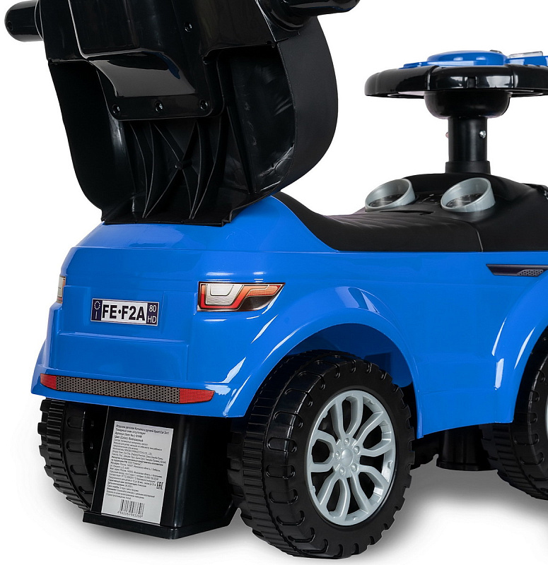 Каталка с ручкой Sevillababy Sport Car 3 в 1 614W синий