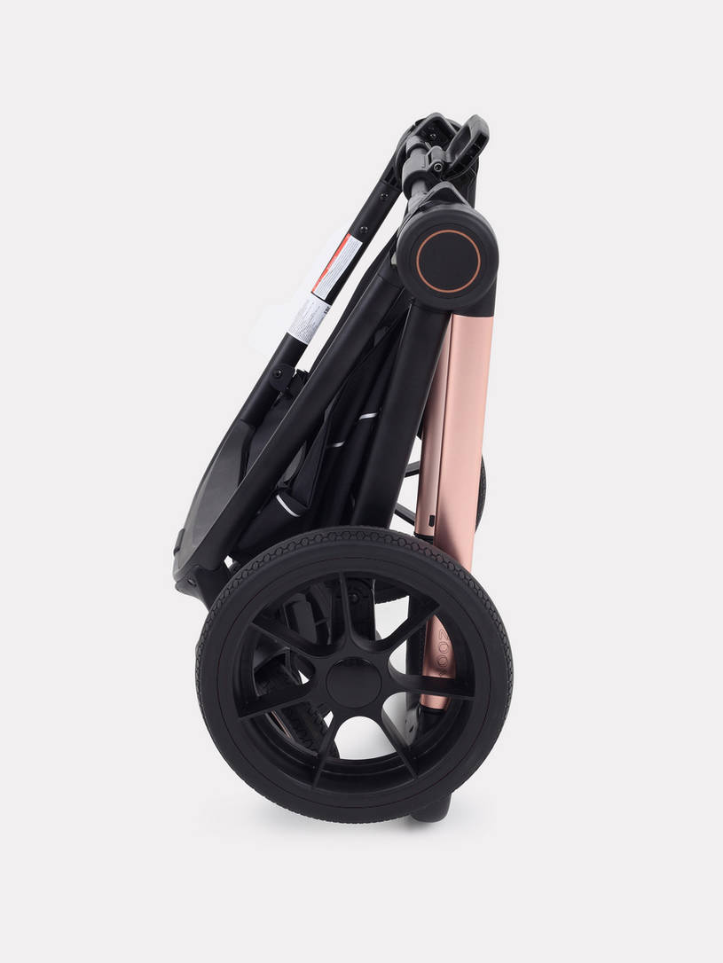 Коляска 3 в 1 Mowbaby Zoom Gold 2025 black