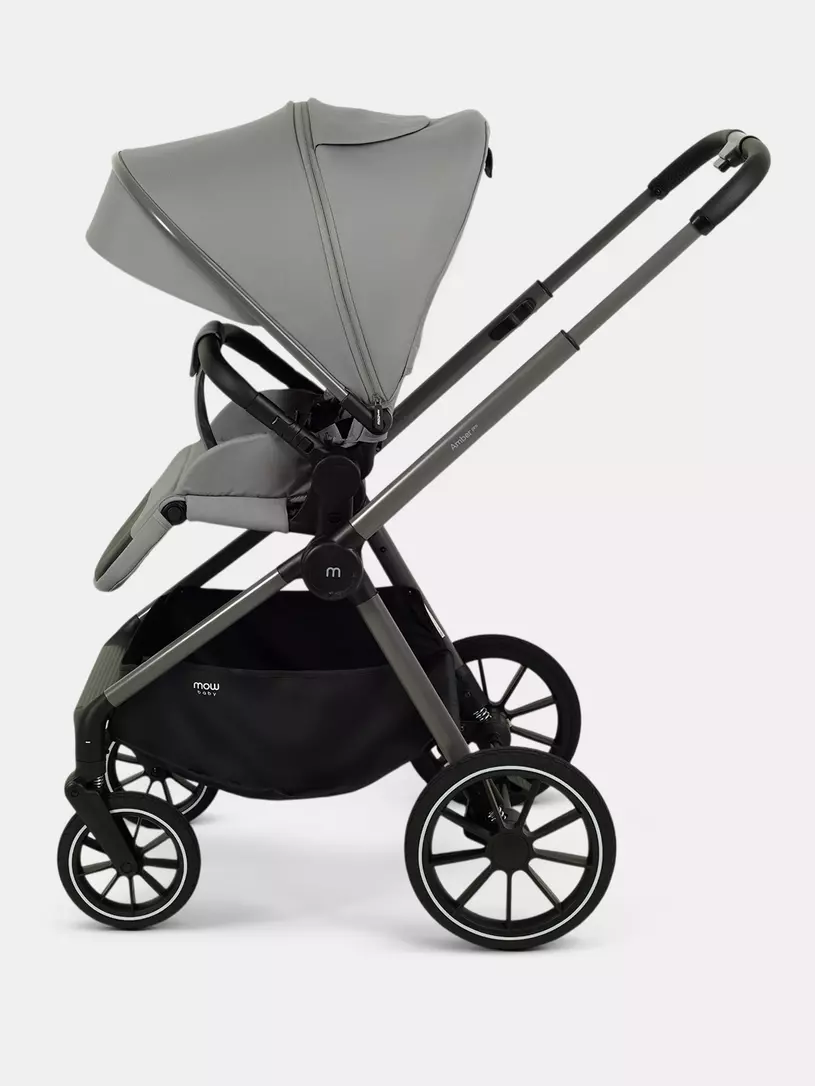 Коляска 3 в 1 Mowbaby Amber PRO Grey