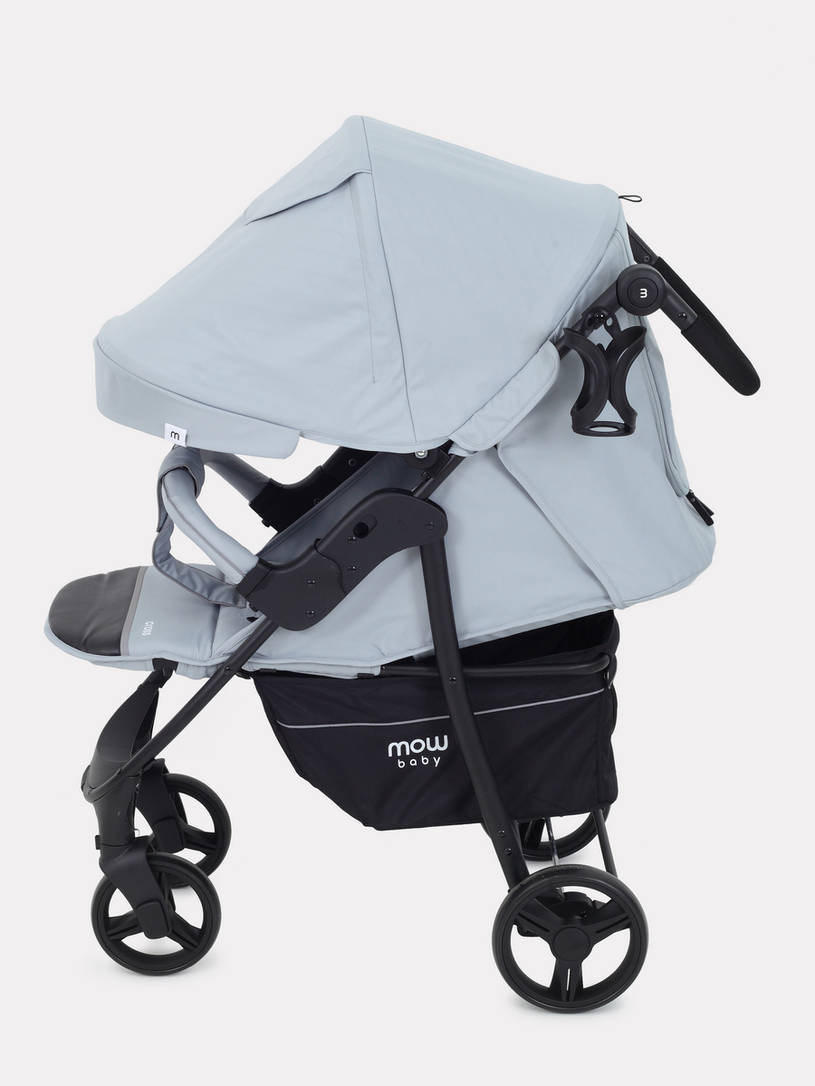 Коляска прогулочная Mowbaby Cross silver