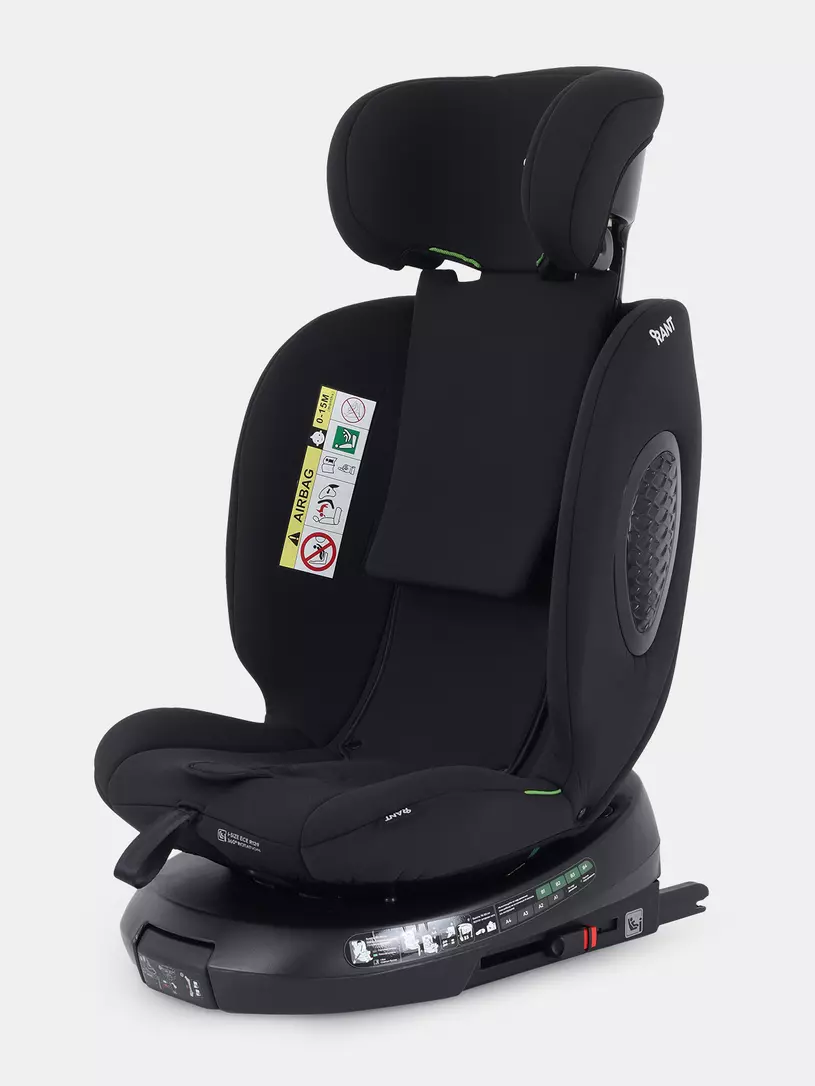 Автокресло Rant Helix isofix группа 0/1/2/3 (40-150 см; 0-36 кг), Black