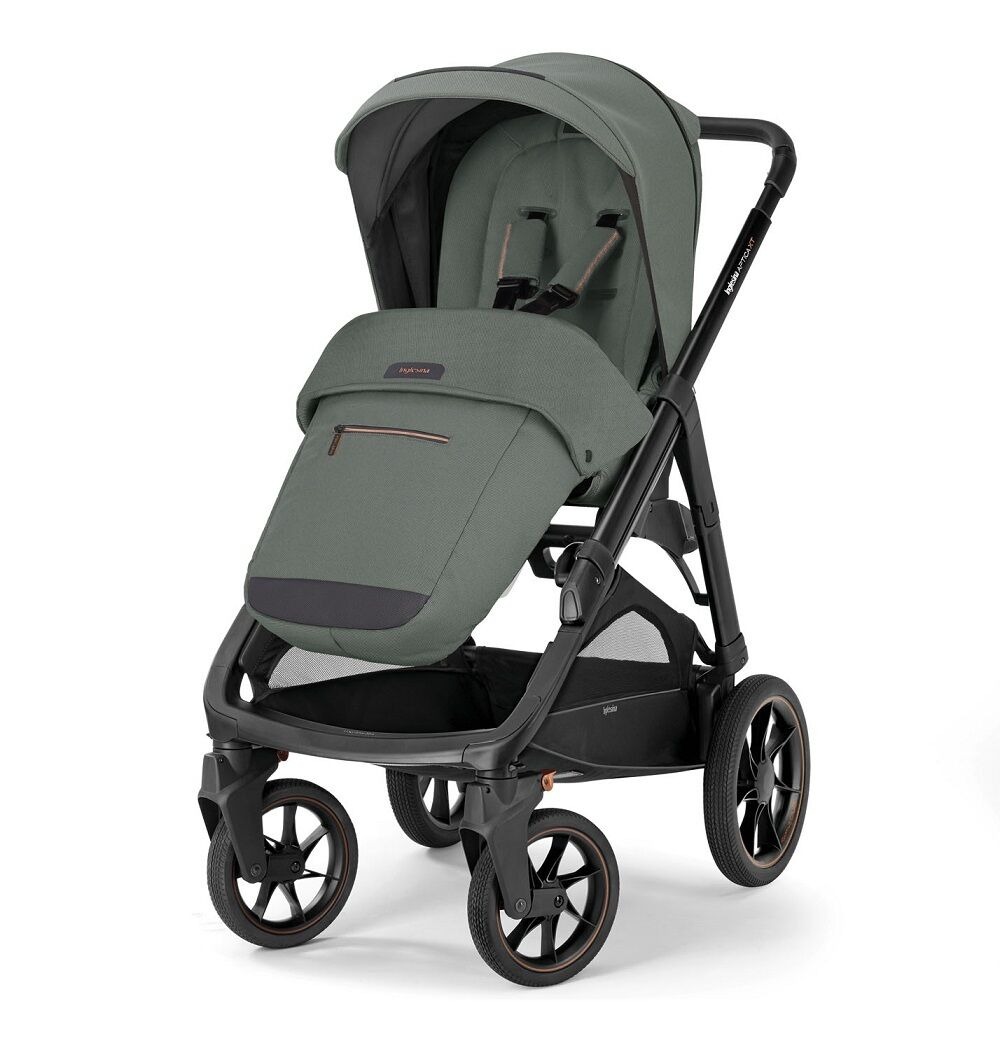 Коляска 2 в 1 Inglesina Aptica XT New с подставкой под люльку Stand Up, Taiga Green