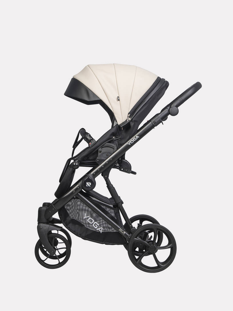 Коляска 3 в 1 Riko Basic Yoga Ecco 17 Sand, Кремовый