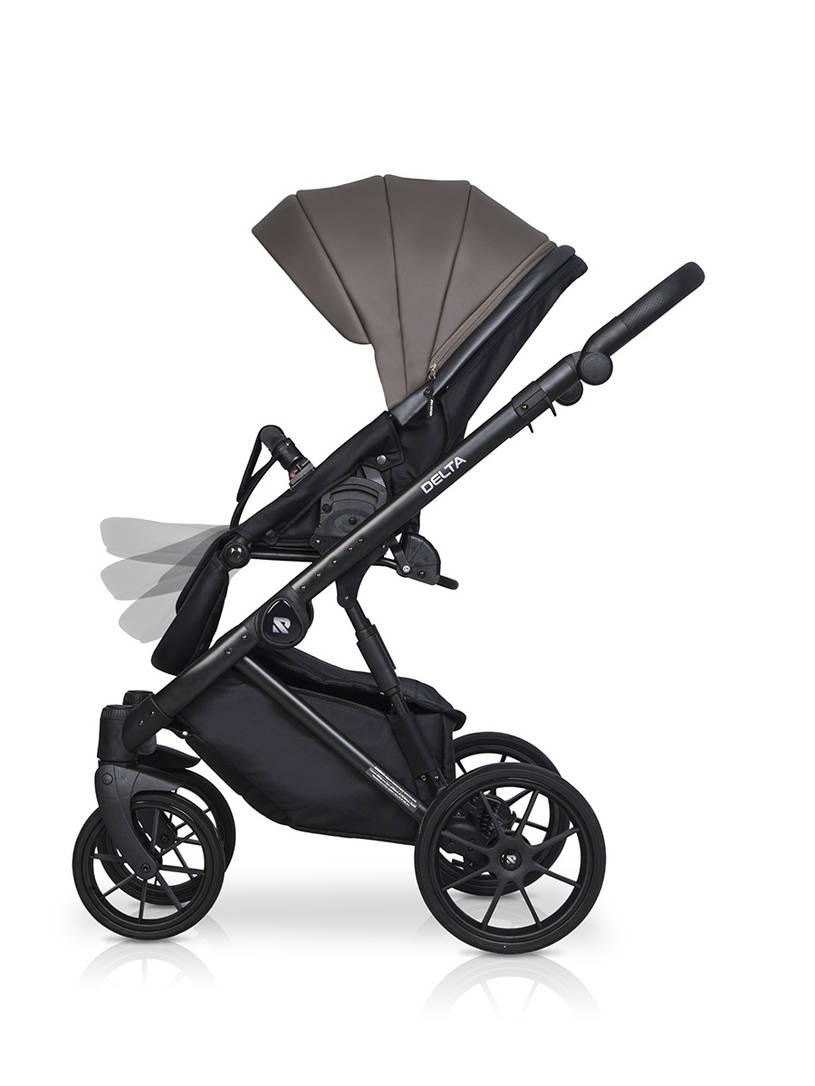 Коляска 2 в 1 RIKO BASIC DELTA ECCO 12 Mokka