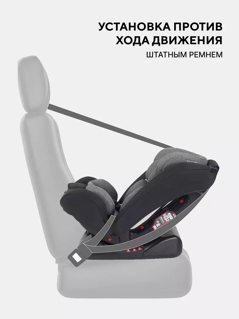 Автокресло Rant Basic Unity 0/1/2/3 (0-36 кг) Grey