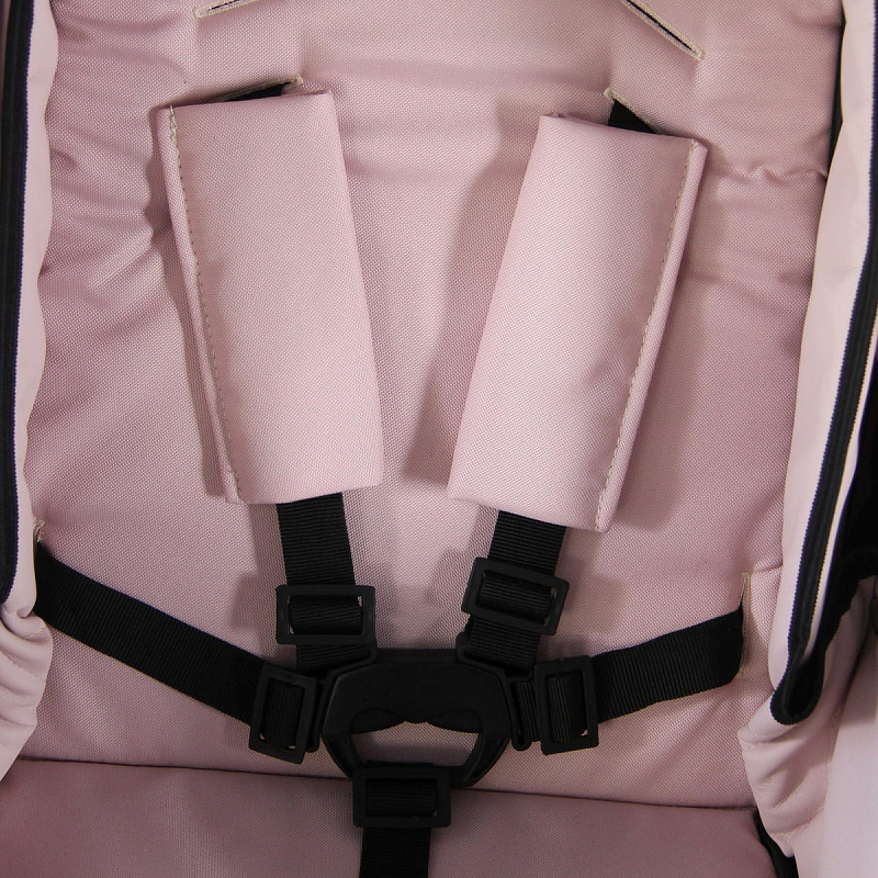 Детская коляска Sevillababy Tisso 2 в 1 пудровый экокожа