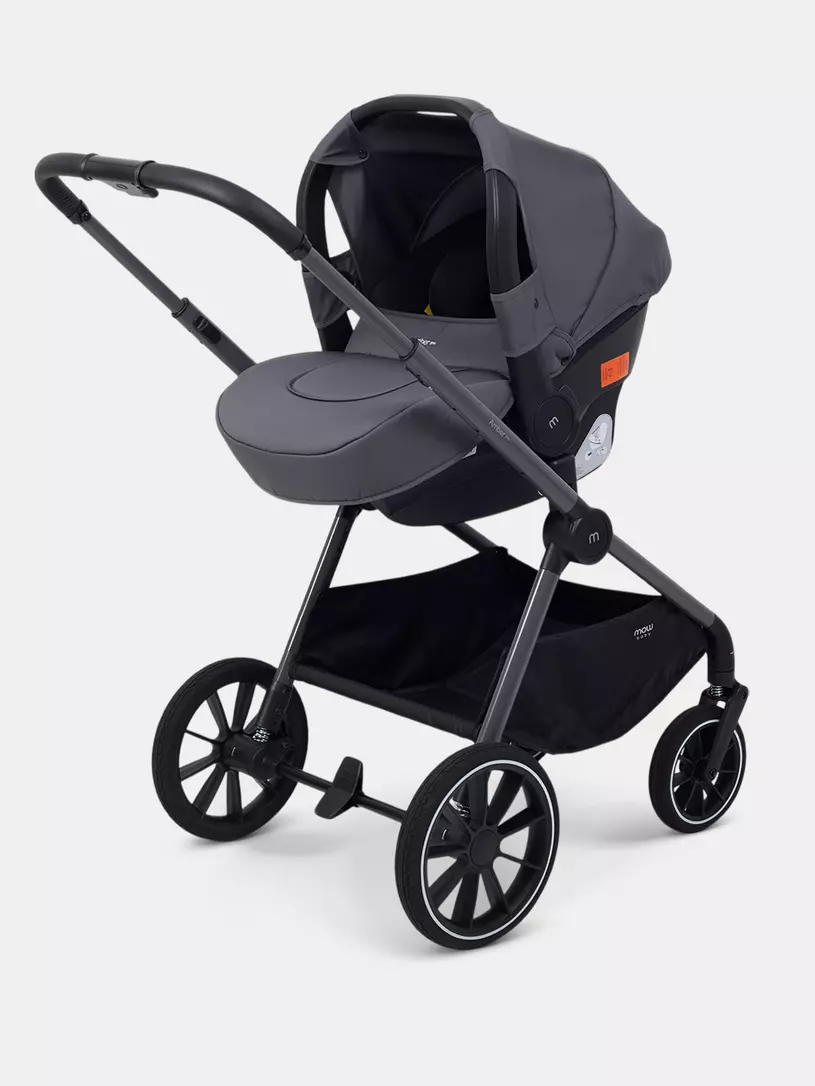 Коляска 3 в 1 Mowbaby Amber PRO Graphite