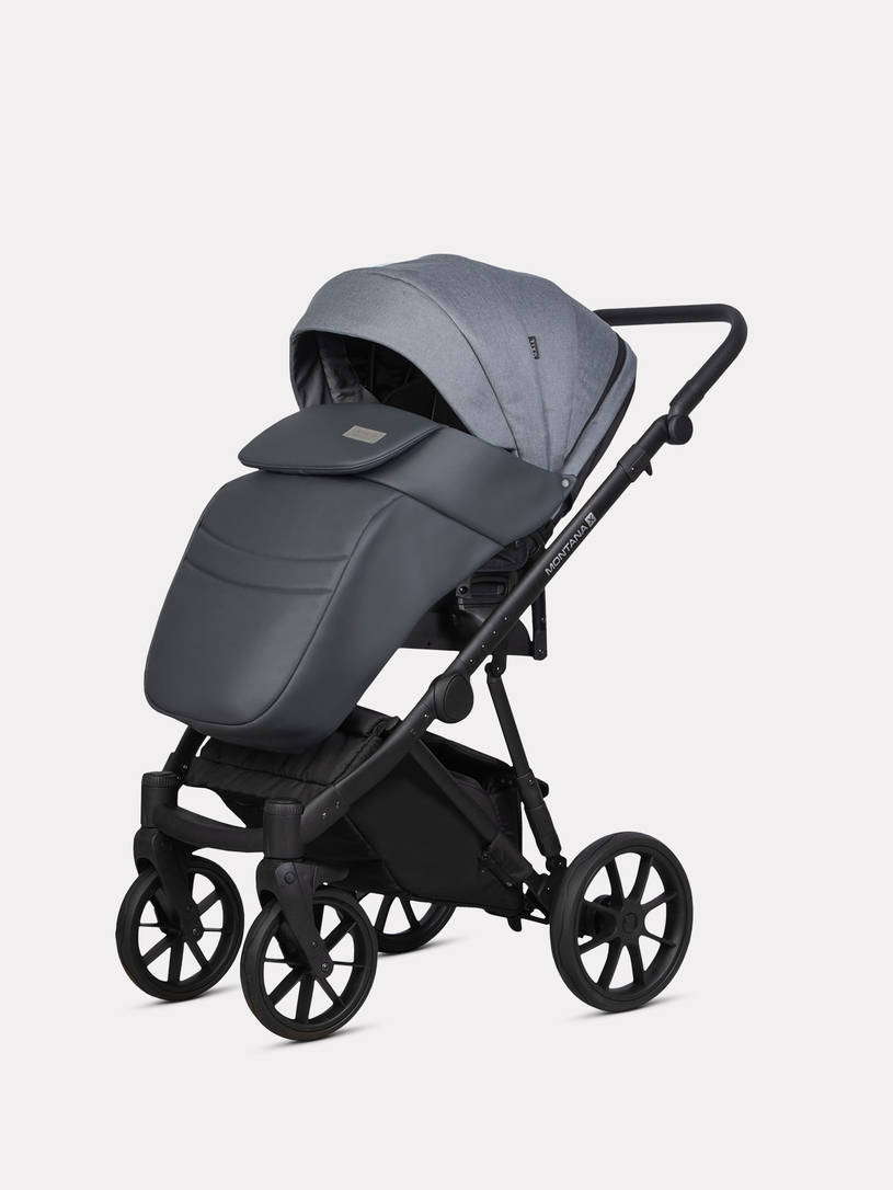 Коляска 2 в 1 Riko Basic Montana X Plus 40 Graphite