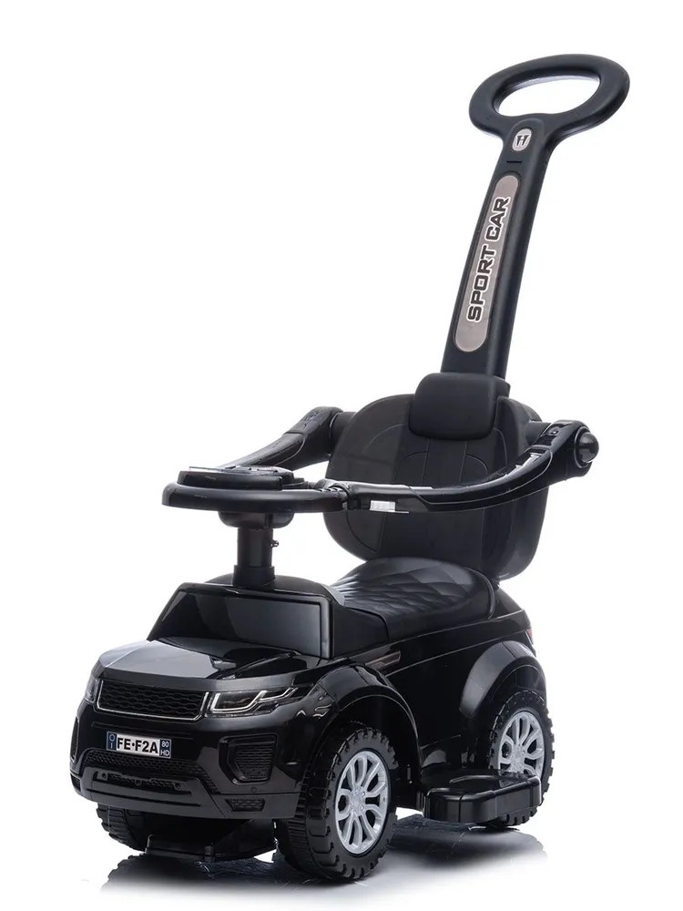 Каталка с ручкой Sevillababy Sport Car 3 в 1 614W черный
