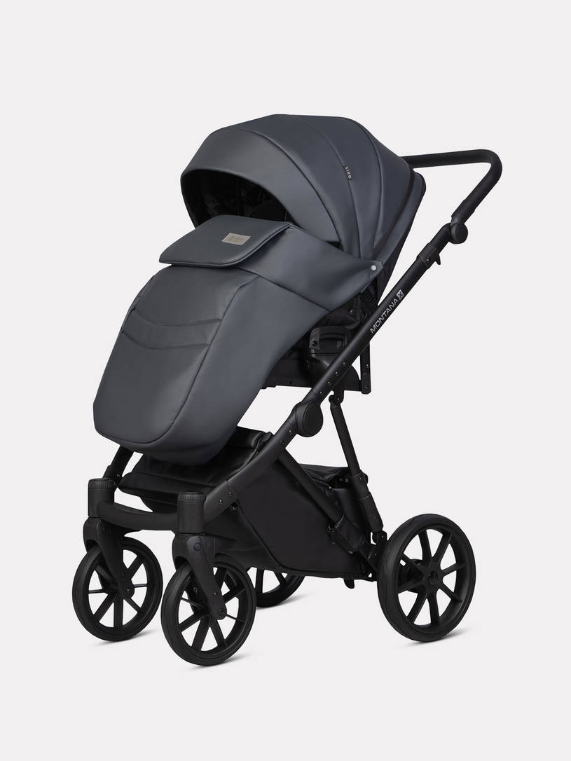 Коляска 3 в 1 Riko Basic Montana X Ecco 24 Graphite