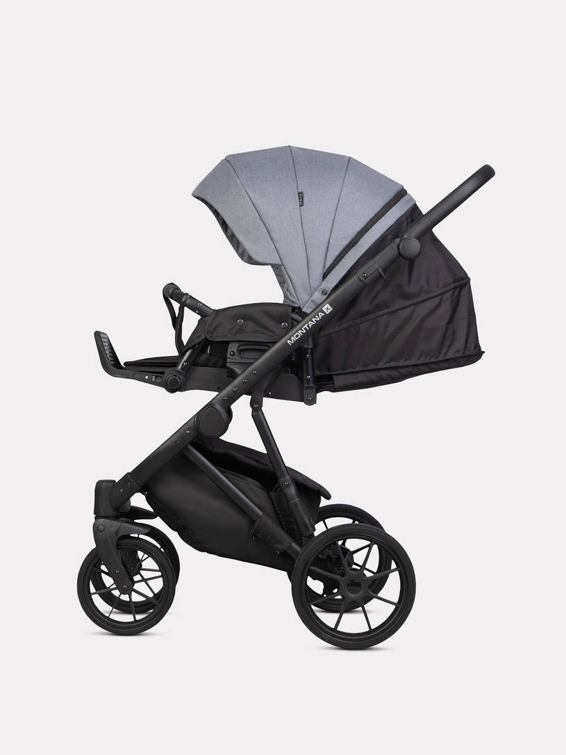 Коляска 2 в 1 Riko Basic Montana X Plus 40 Graphite