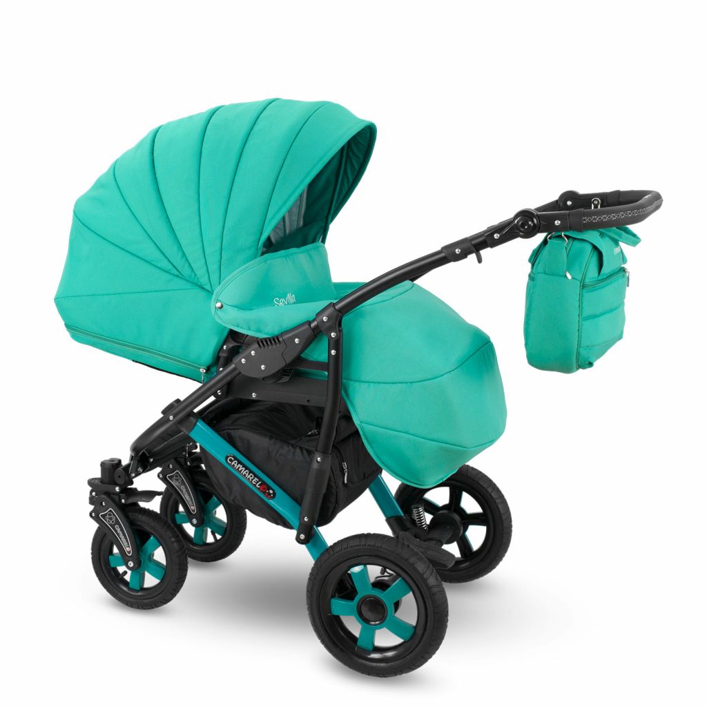 Коляска 2 в 1 Camarelo Sevilla, Бирюзовый