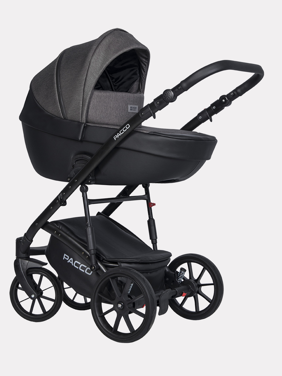 Коляска 3 в 1 RIKO BASIC PACCO 04 Carbon