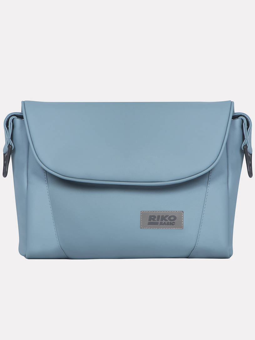 Коляска 2 в 1 Riko Basic Montana Ecco 16 blue, голубой
