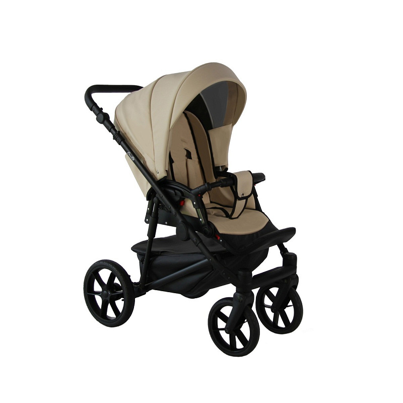 Детская коляска Sevillababy Tisso 2 в 1 светло-бежевый экокожа