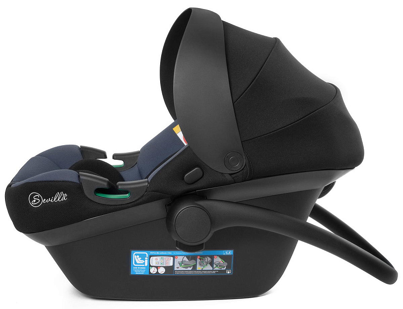 Автолюлька Sevillababy Cosmo 0-13 кг черный-серый
