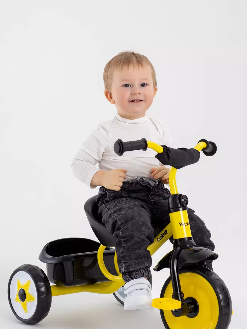 Велосипед трехколесный Rant Basic Champ Yellow