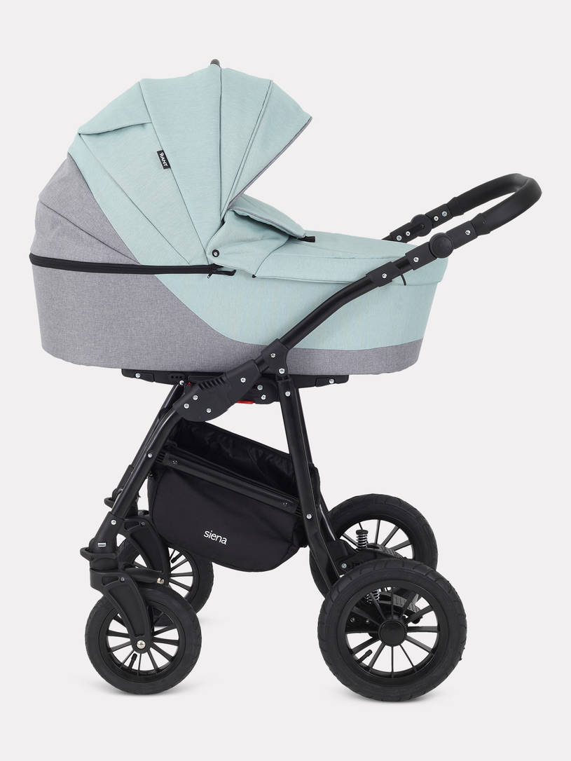 Коляска Rant Siena 2024 10 серый-ментоловый