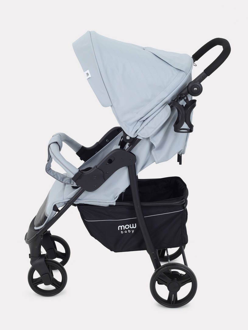 Коляска прогулочная Mowbaby Cross silver