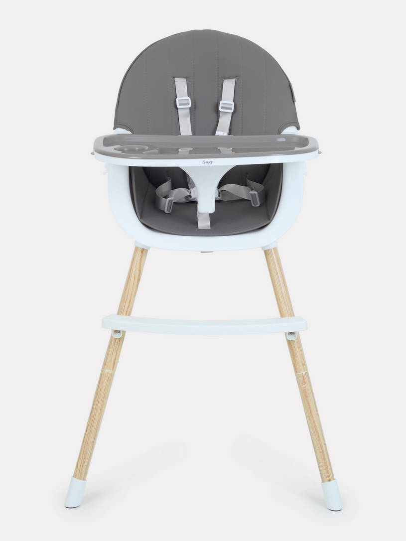 Стульчик для кормления Mowbaby Crispy grey