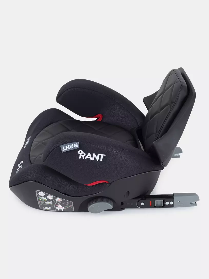 Автокресло Rant Flyfix группа 2-3 (15-36 кг), цвет: черный