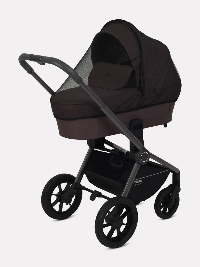 Коляска 2 в 1 Mowbaby Zoom PU Shine brown