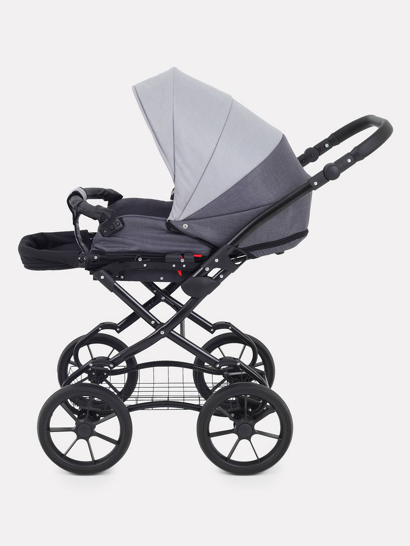 Коляска 2 в 1 Rant Dream Classic 2024 02 темно-серый - светло-серый