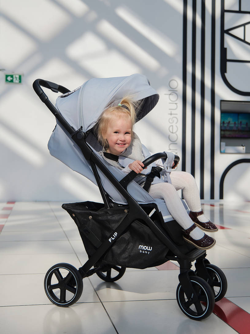 Коляска прогулочная MOWBaby FLIP Blue