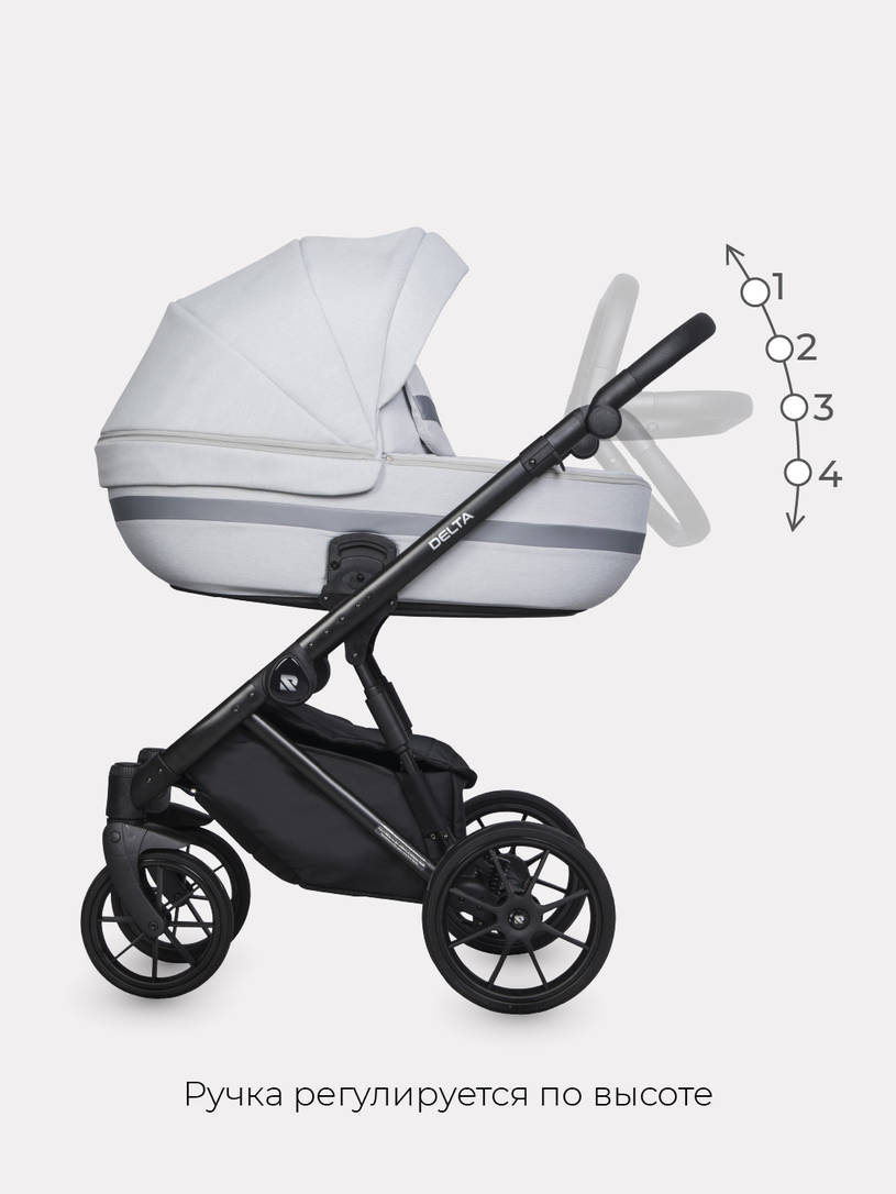 Коляска 2 в 1 RIKO BASIC DELTA 01 Grey Fox