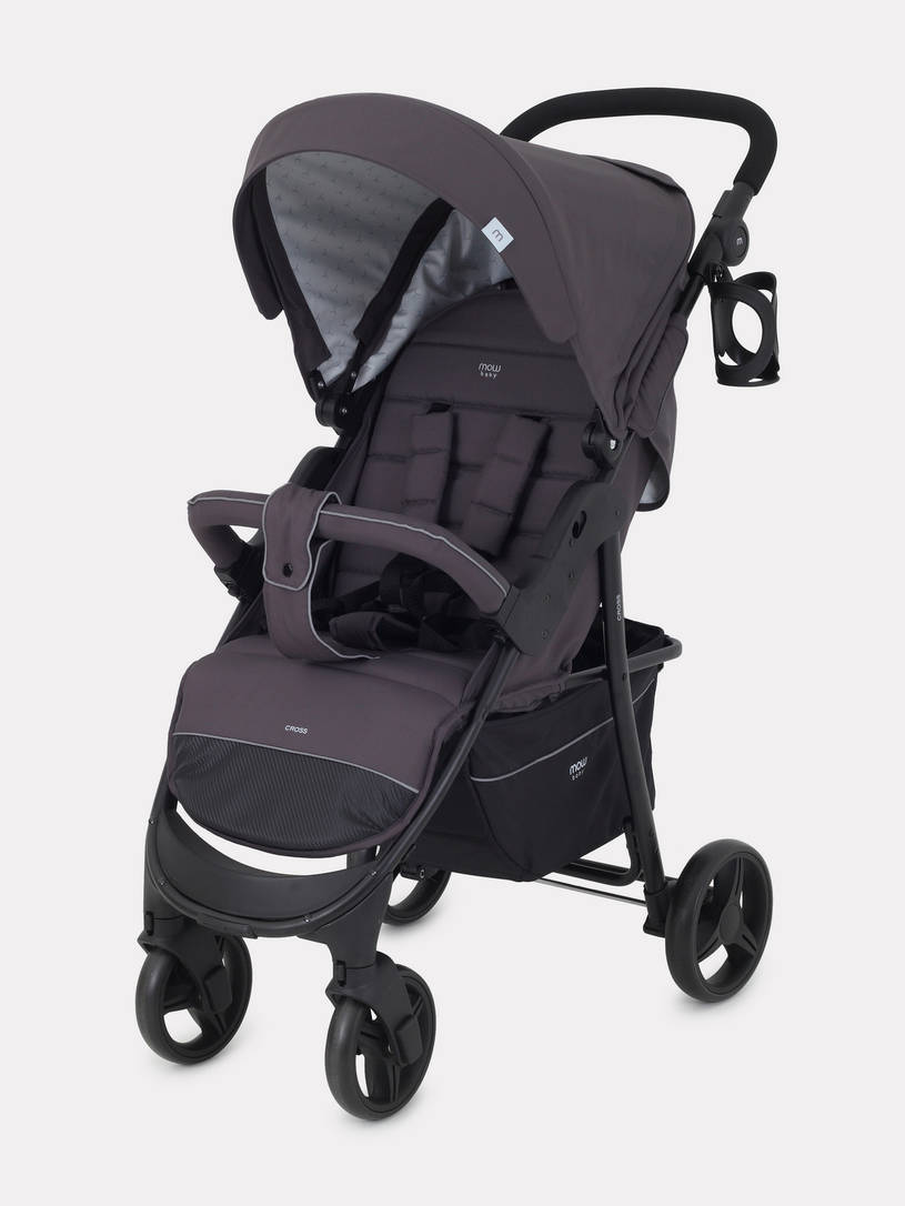 Коляска прогулочная Mowbaby Cross 2024 carbon