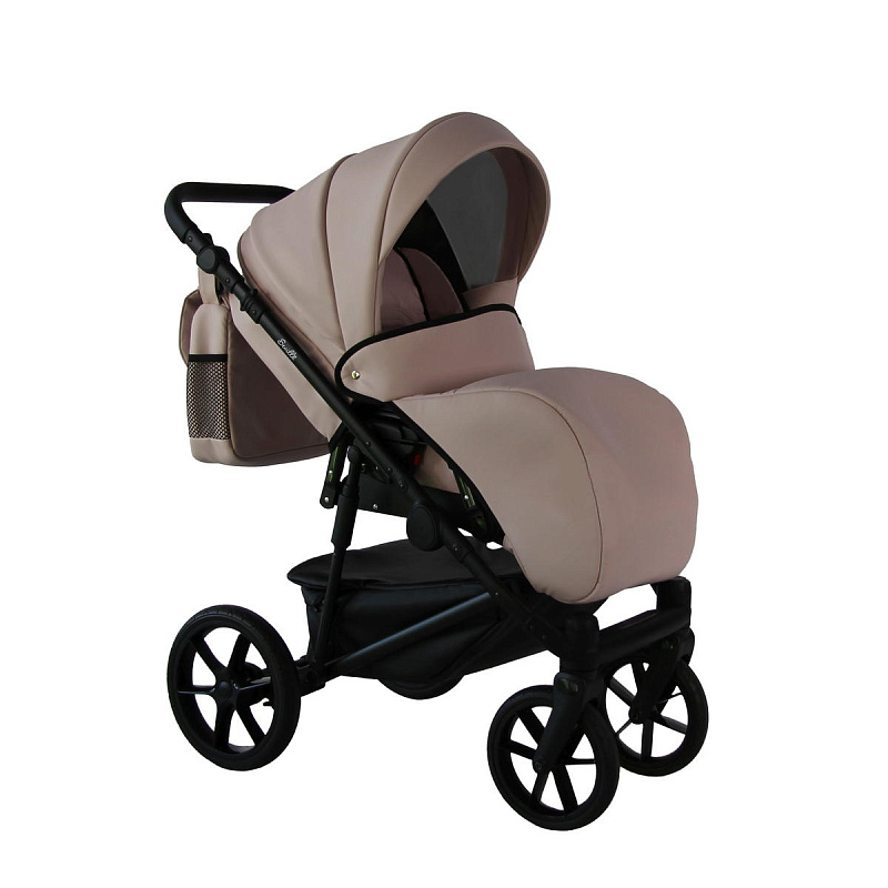 Детская коляска Sevillababy Tisso 2 в 1 пудровый экокожа