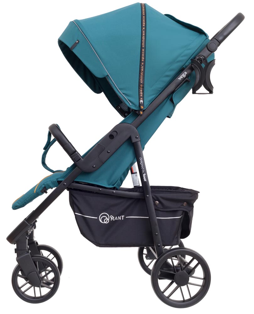 Коляска прогулочная Rant Vega Deep Malachite. Цвет: Бирюзовый