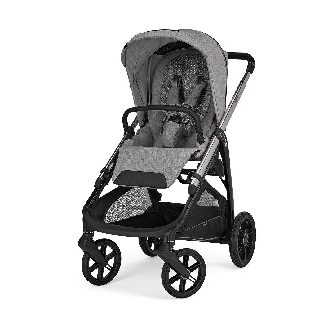 Коляска 3 в 1 Inglesina Aptica New 2025 + Автокресло Inglesina Darwin i-Size (0-13 кг), Platinum Grey (Серый)